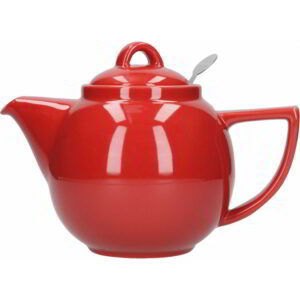 London Pottery Ceramic Geo Teapot Red Two Cup - 500ml