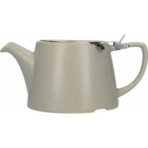 London Pottery Ceramic Oval Teapot Satin Grey 750ml