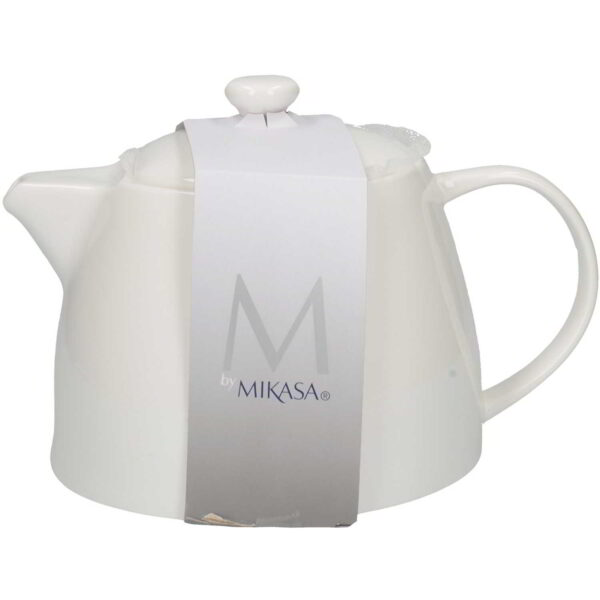 Teekann portselan 1.3L 'M by Mikasa'
