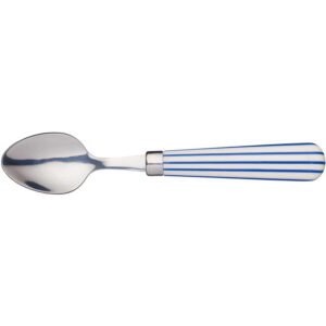 KitchenCraft Stainless Steel Blue Stripes Handle Teaspoon