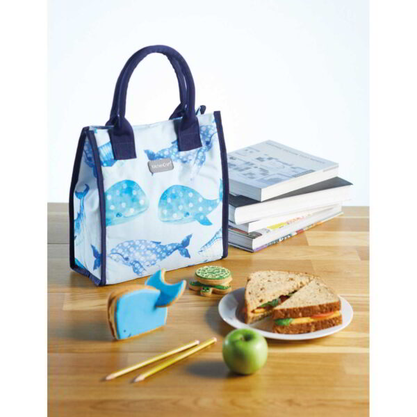KitchenCraft 4 Litres Tote Cool Bag Whale 24x10x25cm