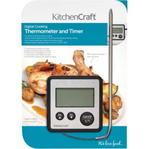 Termomeeter ja taimer digitaalne 0-250 kraadi KitchenCraft