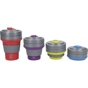 Colourworks Brights 350ml Silicone Collapsible Travel Mug