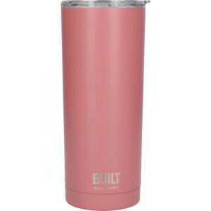 Built Perfect Seal 590ml Pink Double Walled Stainless Steel Travel Mug