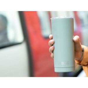 Built Perfect Seal 590ml Storm Grey Double Walled Stainless Steel Travel Mug