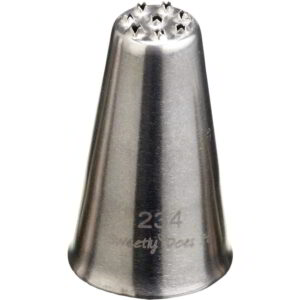 KitchenCraft Sweetly Does It Stainless Steel Medium Icing Nozzle Grass / Hair 25mm/12mm
