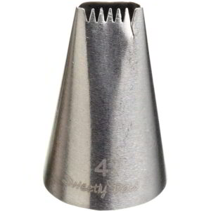Sweetly Does It Stainless Steel Small Icing Nozzle Basketweave 18mm/9mm