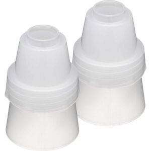 KitchenCraft Sweetly Does It Large Plastic Icing Couplers 5cm (18mm Opening)