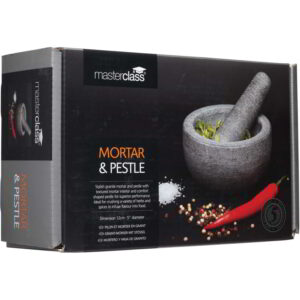 MasterClass Granite Mortar and Pestle 12x6.5cm