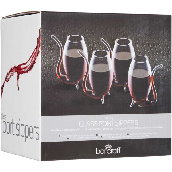 BarCraft Glass Port Sippers