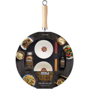 Wok-pann 30cm ja serveerimise komplekt Oriental World of Flavours